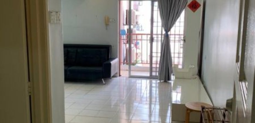 Bayu puteri apartment @ tropicana  semi-furnished sale